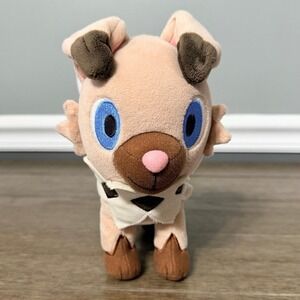 Pokemon Center Rockruff Plush Alola Puppy Sun and Moon Stuffed Toy